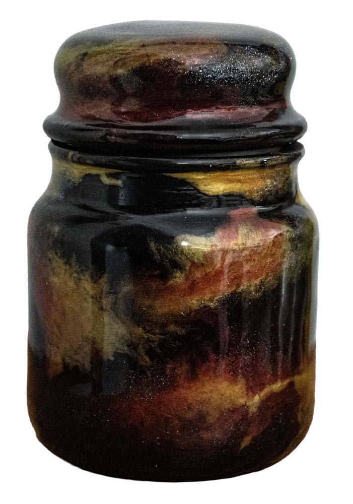 Urns by Sandi | Yellow, Deep Red & Bright Orange