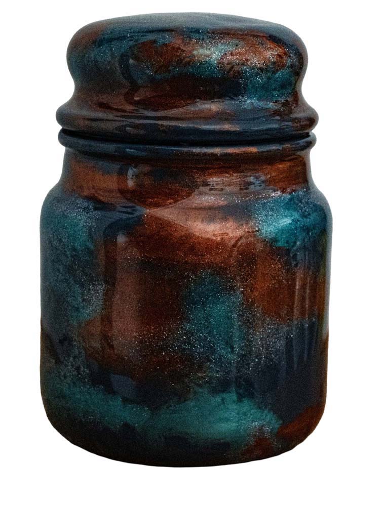 Urns by Sandi | Copper & Turquiose